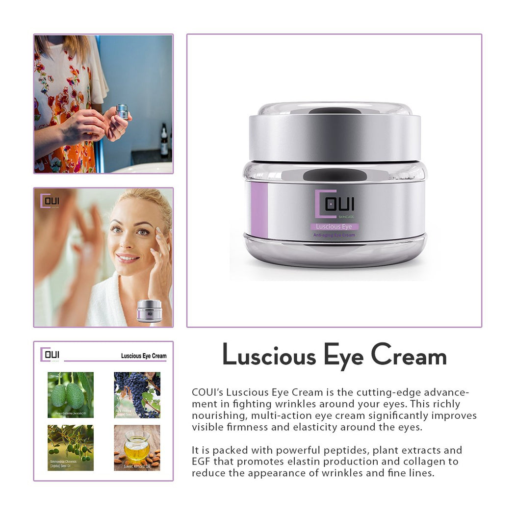 COUI Luscious Eye Cream Product Summary