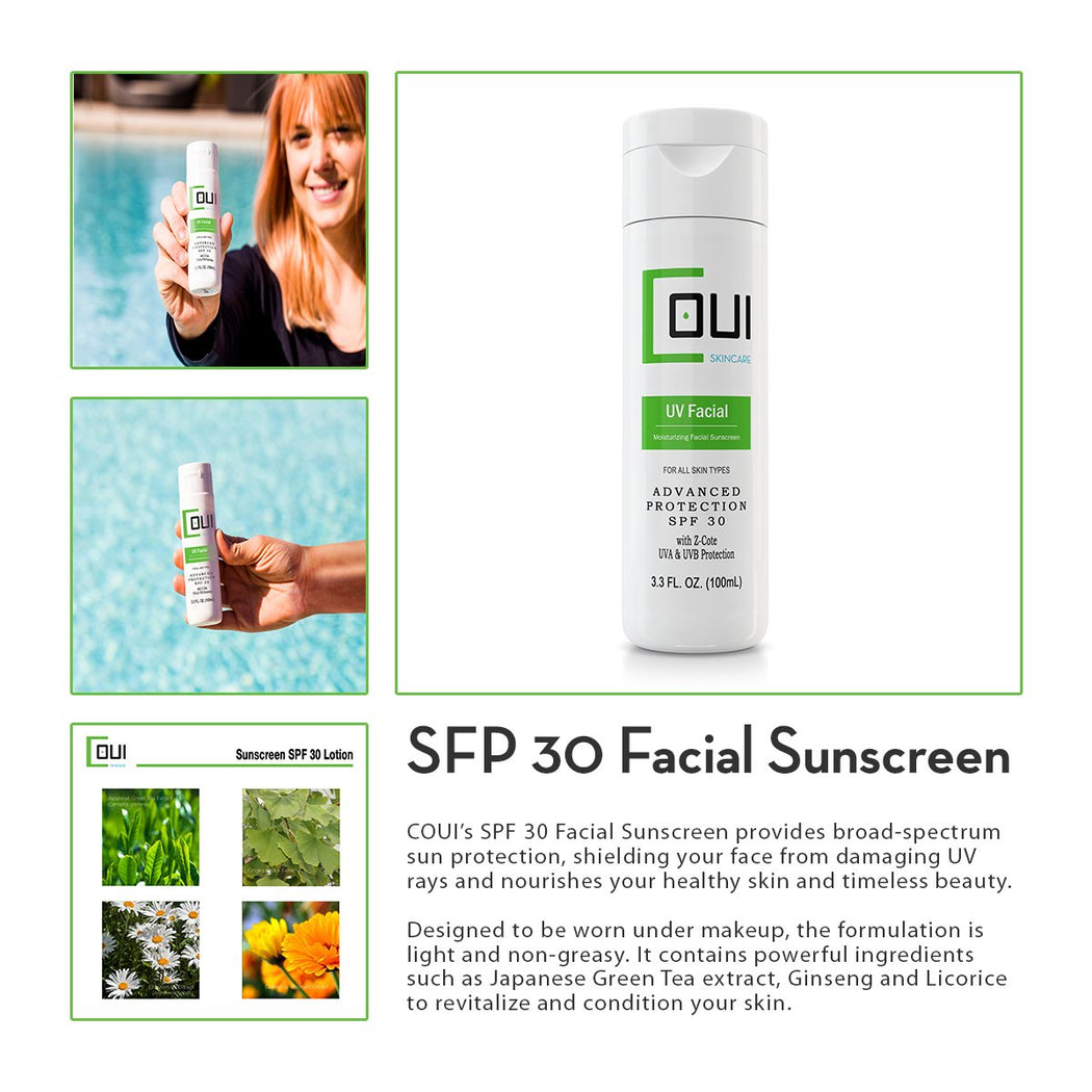 COUI Moisturizing SPF 30 Facial Sunscreen Lotion Product Summary