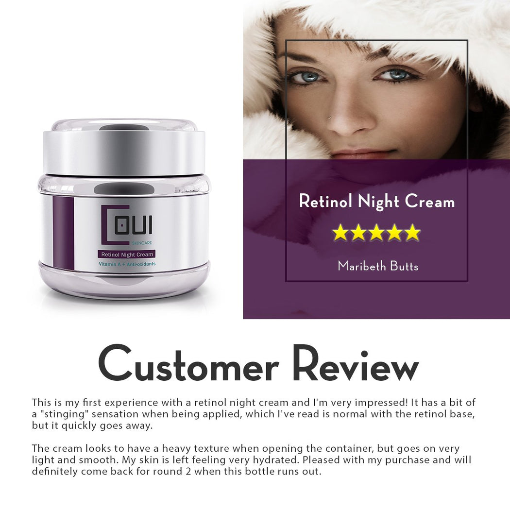 COUI Retinol Night Cream Customer Review