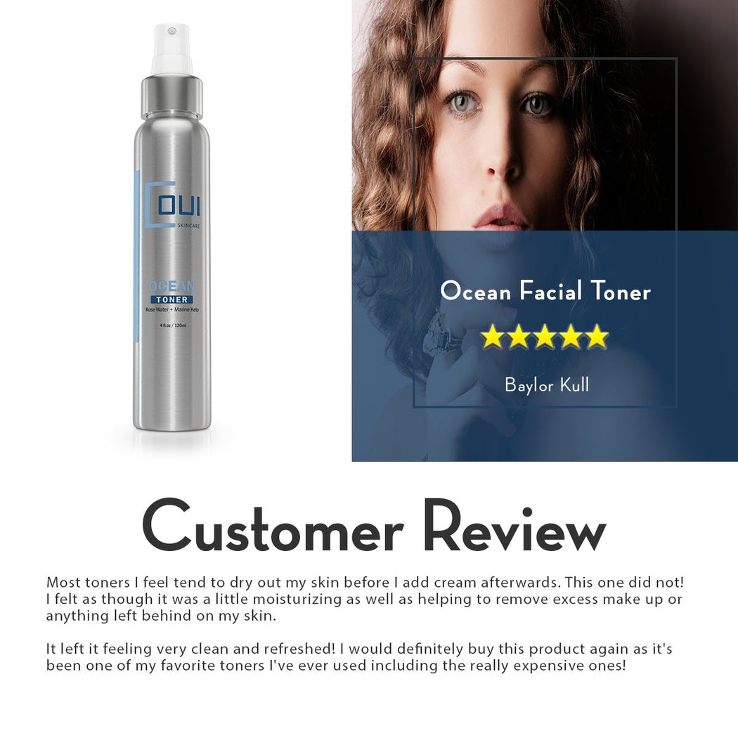 COUI Ocean Facial Toner Customer Review